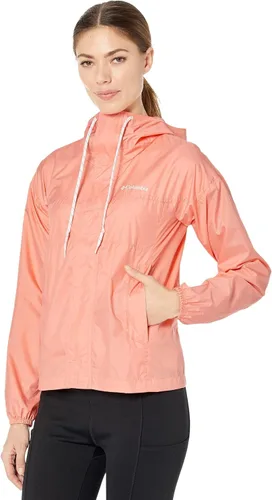 Vista 2 de Columbia Cortavientos Flash Challenger para mujer Coral (Coral reef)