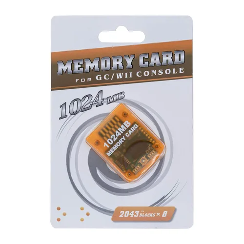 Vista 8 de Mcbazel 1024MB16344 Blocks Memory Card for Gamecube and Wii Console