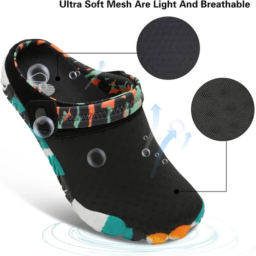 Vista 4 de Besroad Outdoor Hiking Slip on Sandals Sports Water Shoes Fashion Sneakers Slippers Classic Clogs for Women Men