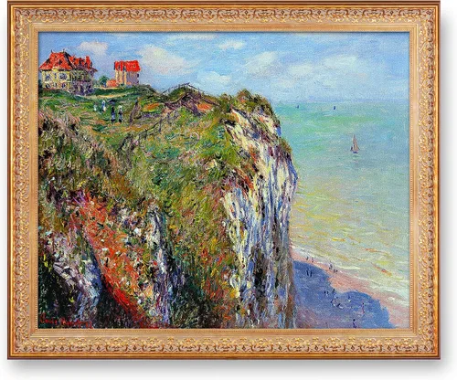 Vista 66 de A&T ARTWORK Antibes Seen from The Salis Gardens de Claude Monet Las Obras de Arte Clásico Mundial Reproducciones, Impresiones de Arte en Lienzo