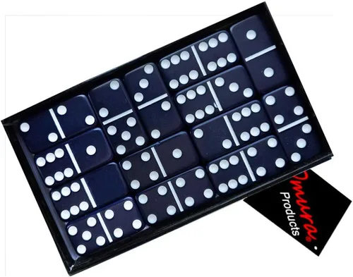 Vista 4 de OMURA Juegos Dominó Doble 6 Jumbo (Color Dot)