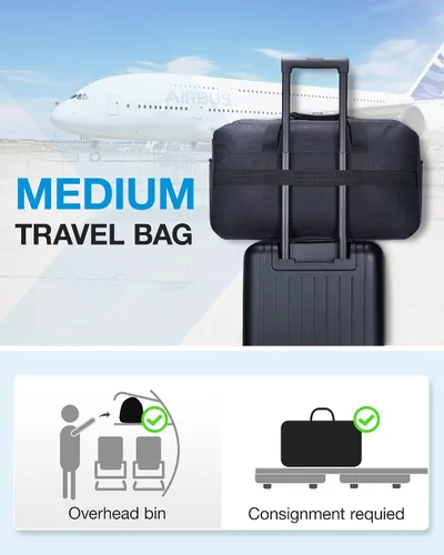 Vista 6 de Bolsa de viaje, Black1-40L, Bolsa de viaje