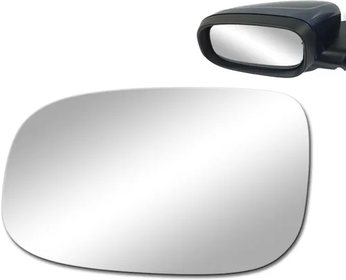 Vista 2 de BOOLEE Espejo de vidrio de repuesto para lado izquierdo del conductor para Volvo 2008-2013 C30 C70 2007-2011 V50 S40 S80 2007-2009 S60 2007-2010