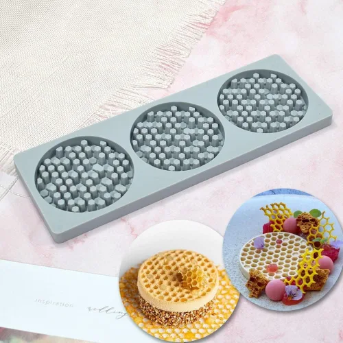 Vista 10 de Molde de silicona en forma de langosta con encaje Molde de caramelo de chocolate Molde de hueso de pescado hueco 3D en forma de langosta Molde