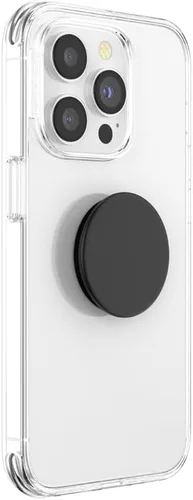 Vista 2 de PopSockets Agarre adhesivo para teléfono, soporte, soporte para teléfono, color negro (paquete de 3)