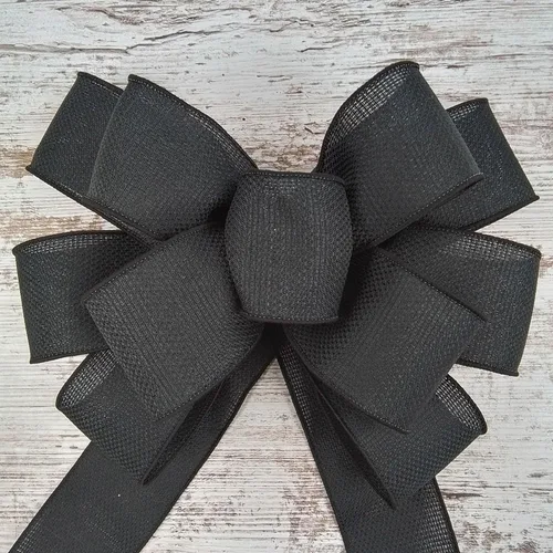 Vista 6 de Arco de corona para añadir accesorios a escaleras, guirnaldas, linternas - personalizado (negro)