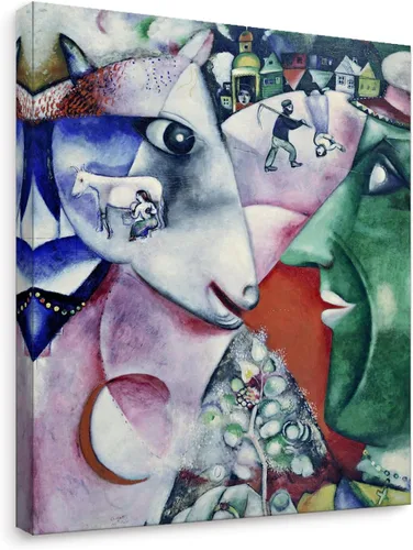 Vista 30 de Niwo ART - Montañas y mar, serie de pinturas más famosas del mundo, lienzo de pared para decoración del hogar, envoltura de galería, estirado