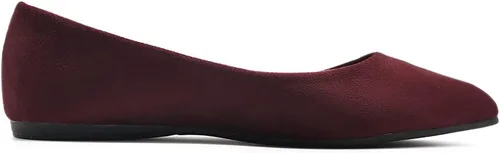 Vista 5 de Ollio zapatos de ballet para mujer, de gamuza sintética, ligeros, cómodos, multicolor, zapatos bajos