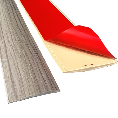 Vista 9 de Tira de Laminado Autoadhesiva de Transición de Piso - Cubierta de Junta de Umbral, Moldura de Puerta de Vinilo con Elegante Diseño de Veta de Madera