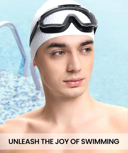 Vista 2 de Paquete de 3 gafas de natación de visión amplia, sin fugas, antiniebla, UV, gafas de natación para adultos, hombres, mujeres y jóvenes