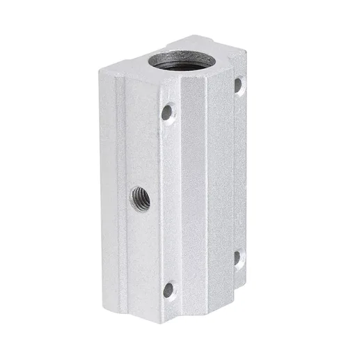 Vista 4 de uxcell Unidades lineales del bloque deslizante del rodamiento de bolas SCS8LUU, diámetro interior de 26.2 ft m