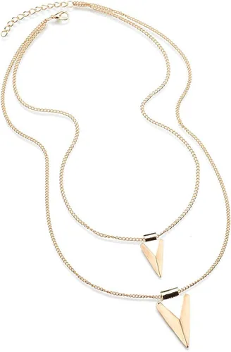 Vista 2 de Jovono Boho Choker Necklaces Layered Star Pendant Necklace Chain Rhinestone Necklace Chain Jewelry for Women and Girls
