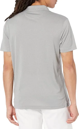 Vista 3 de Tienda Essentials Polo de golf para hombre, manga corta, ajuste delgado, secado rápido