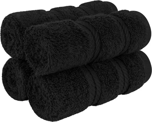 Vista 52 de American Soft Linen - Juego de toallas de 3 piezas, 1 toalla de baño, 1 toalla de mano y 1 toalla pequeña, 100% algodón turco para baño, juego