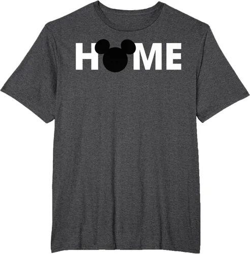 Vista 19 de Disney Mickey And Friends Mickey Silhouette Home - Camiseta, gris, S Gris Oscuro