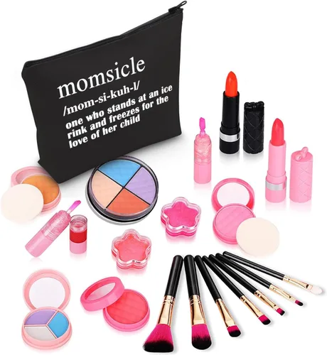 Vista 4 de ZJXHPO Kit de supervivencia para mamá de hockey, bolsa de maquillaje de momsicle definición, regalo del día de la madre, regalo para amantes del BL