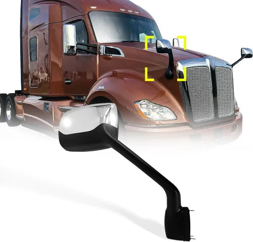 Vista 12 de Ensamble de Espejo de Capó High Soar para Kenworth T680 (2000-2017), Espejo de Capó con Brazo para Peterbilt 579 (2010-2017) / Peterbilt 587