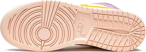 Vista 5 de Nike Juvenil Air Jordan 1 Mid Se GS Electro Naranja