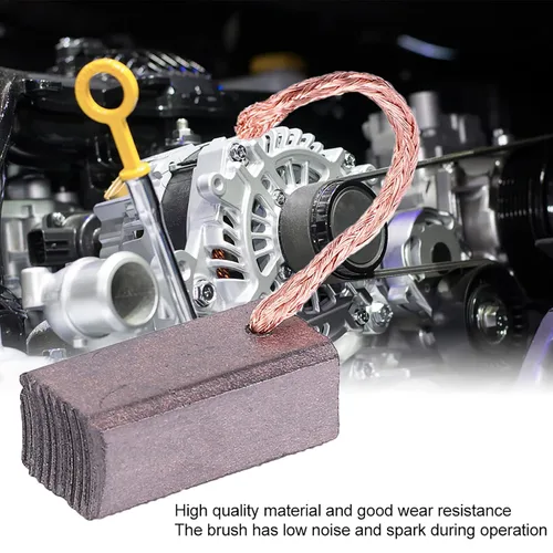 Vista 2 de Kadimendium Kits de reemplazo de cepillos de carbono J432A 0.315x0.394x0.787 in Cepillos eléctricos de repuesto para vehículos eléctricos Motor DC