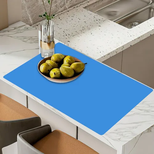 Vista 34 de Tapete de silicona súper grande, 120 x 24 pulgadas, tapete de silicona para encimera de cocina, tapete antideslizante resistente al calor, tapete