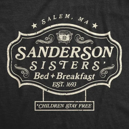 Vista 2 de Camiseta divertida para mujer, diseño de bruja y desayuno con diseño de película de Halloween