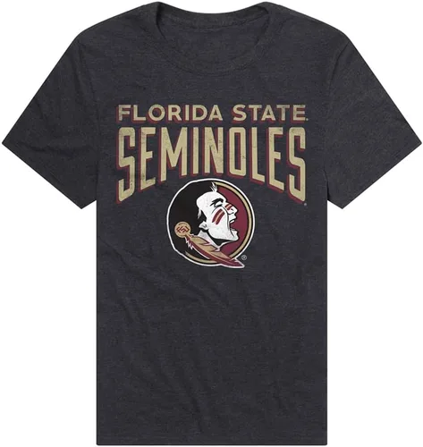 Vista 47 de Campus Lab Official NCAA Classic Distressed Logo Collegiate Classic Ring-Spun T-Shirt Unisex for Men & Women
