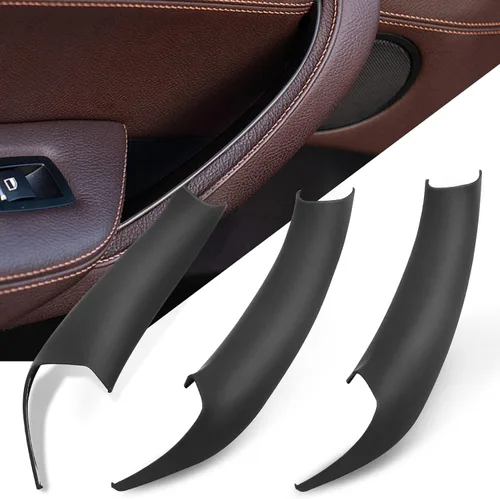 Vista 11 de Jaronx Compatible con fundas de manija de puerta BMW X3 F25/X4 F26, 3 piezas fundas interiores para manija de tirador de puerta para BMW X3 F25 Beige