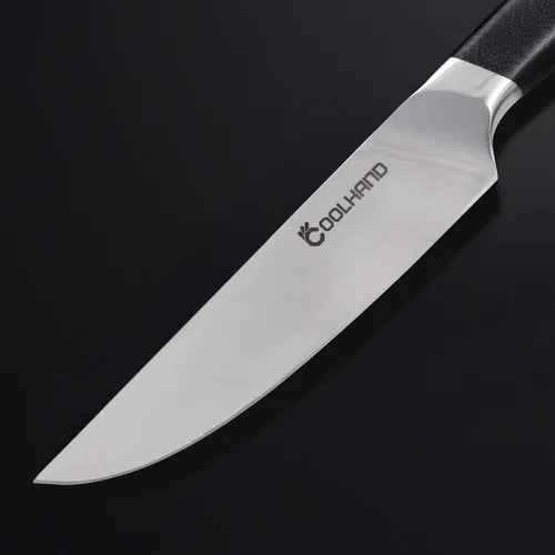Vista 4 de Cool Hand Cuchillo de chef de 8 pulgadas, cuchillos de cocina, cuchillo Santoku de 7 pulgadas, cuchillo de carne de 5 pulgadas, cuchillo de pelar