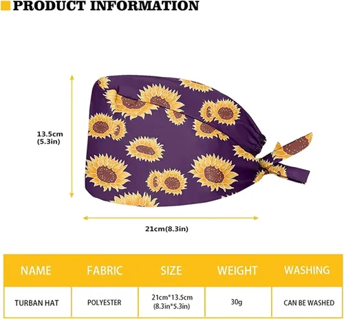 Vista 3 de Babrukda Paquete de 4 gorras con banda para el sudor ajustable, gorro de Navidad
