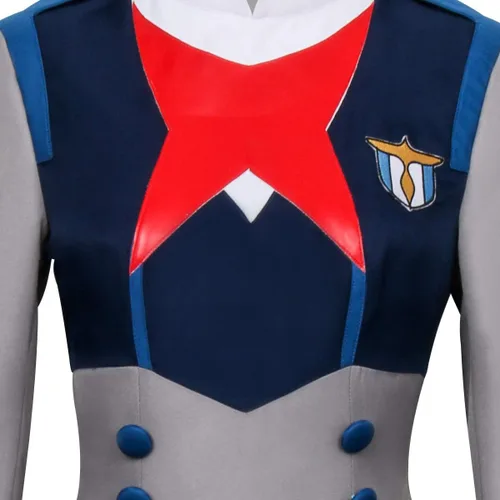 Vista 5 de Darling in The FRANXX Uniforme 02 Zero Two Cosplay Disfraz de anime japonés juego de rol