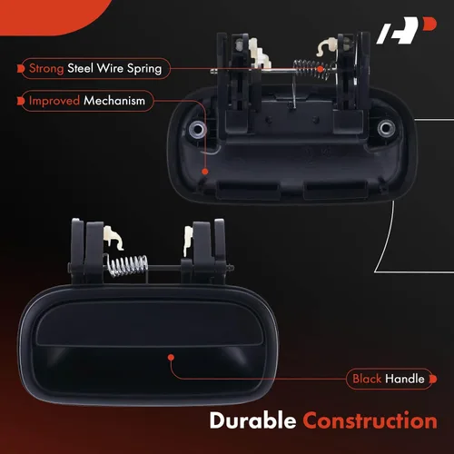 Vista 4 de A-Premium Manija de puerta exterior trasera izquierda del lado del conductor compatible con Toyota Tundra 2000-2003, Tundra 2004-2006 Extended Cab