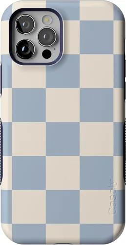 Vista 69 de Casely Funda para iPhone 12/12 Pro Funda de ondas metálicas negras y doradas con cobertura de 360 grados para tu teléfono, recortes precisos