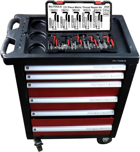 Vista 6 de BILITOOLS - Kit de reparación de roscas helicoidales métricas