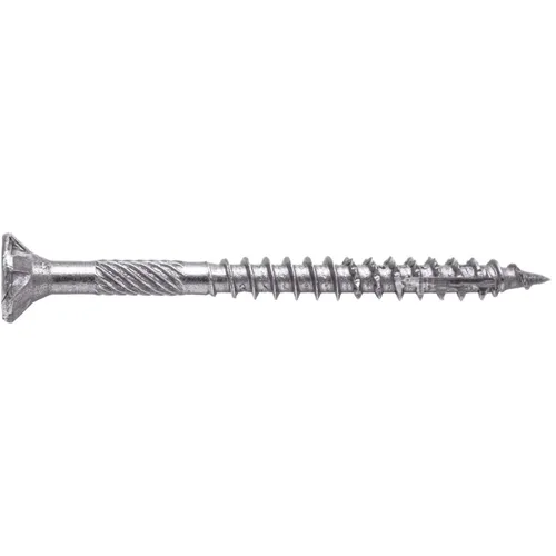 Vista 109 de 8 x 1 revestimiento exterior recubierto de bronce, tornillo de madera multiusos compatible con ACQ, cabeza plana Torx/Star Drive de 1 libra, 288