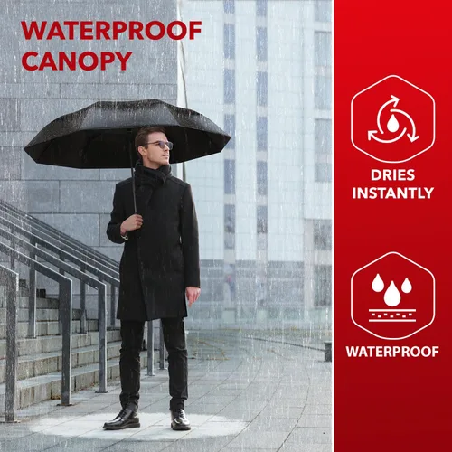 Vista 59 de REPEL Windproof Travel Umbrella - Compact & Withstands Winds up to 85MPH , Strongest Premium Auto Folding Umbrella for Rain and Sun - Durable, Light