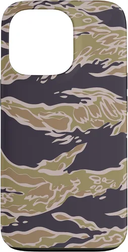Vista 10 de US Army Tiger Stripe Camo Vietnam Special Forces Camouflage Case para iPhone 17