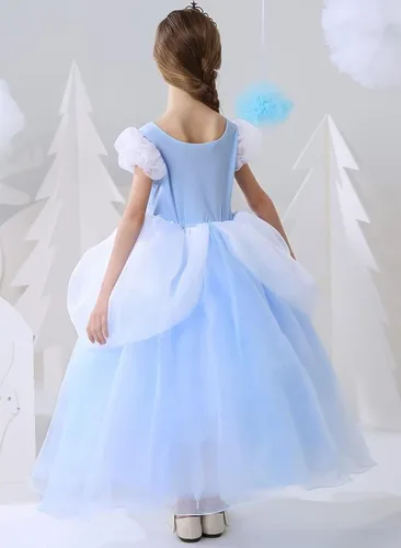 Vista 3 de Kidswant Toddler Baby Girls Luxury Princess Party Halloween Cosplay Costume Dress Up with Accessorries