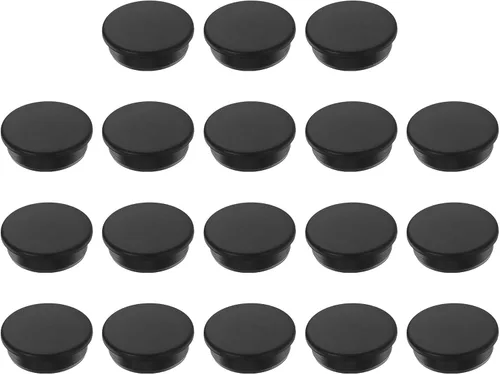 Vista 216 de MECCANIXITY - Tapones de silicona en forma de T (26mm, 1 pulgada de diámetro), color negro