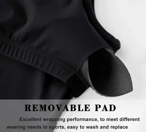 Vista 6 de Dragon Fit - Sujetador deportivo para mujer corte largo con relleno estilo camiseta corta sin mangas para yoga deportes entrenar o correr
