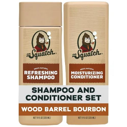 Vista 16 de Dr. Squatch Paquete de Cabello Natural para Hombres - Cabello Saludable y de Aspecto Abundante - Champú de Alquitrán de Pino (8 fl oz)