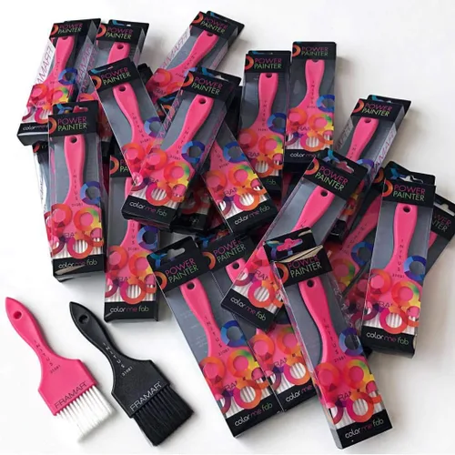 Vista 8 de Framar Power Painter - Cepillo para teñir el cabello, herramientas de balayage Hair Dying Brush to Apply Hair Color, Blending Hair Color Brush