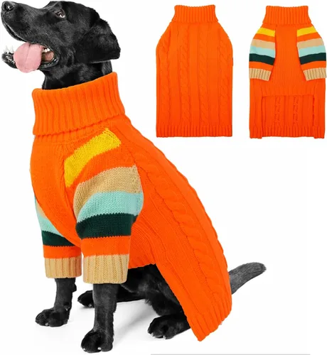 Vista 23 de Suéter XS para perro, suéter de cuello alto con manga para Yorkie Azul