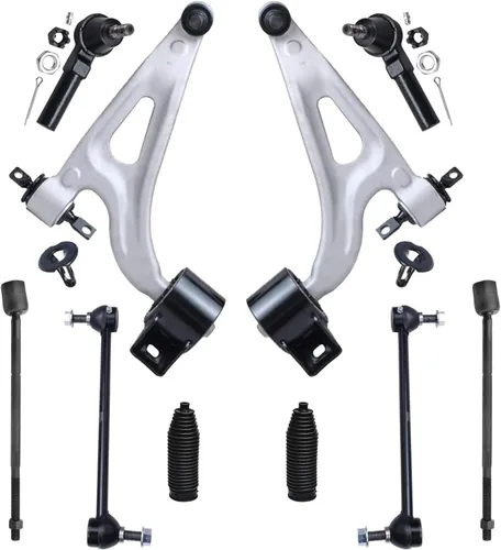 Vista 517 de Detroit Axle - Kit de suspensión frontal de 10 piezas para Dodge Avenger 2008-2014, Chrysler Sebring 2007-2010, 2 brazos de control inferiores, 2