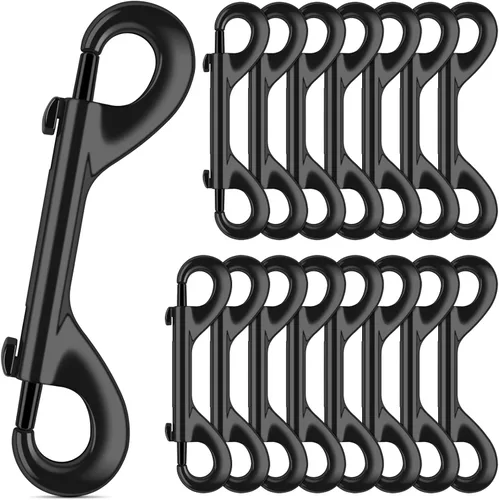 Vista 10 de ERKOON Ganchos extra grandes de 4-7/10 pulgadas de doble extremo, capacidad de carga de 220 libras, clips de aleación de zinc de doble cara