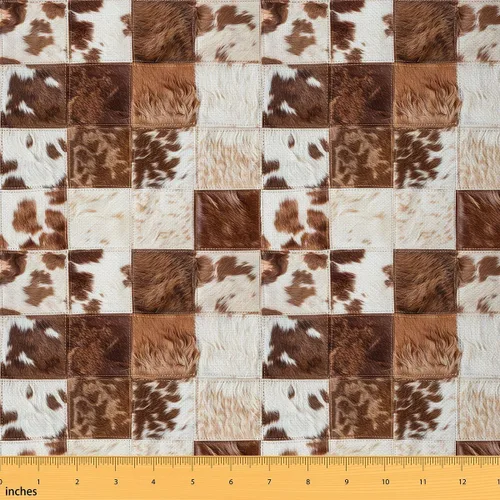 Vista 8 de Feelyou The Yard - Tela bohemia ondulada para tapicería para sillas, estampado de ondas bordadas de arco iris, tribal, étnico, geométrico, azul