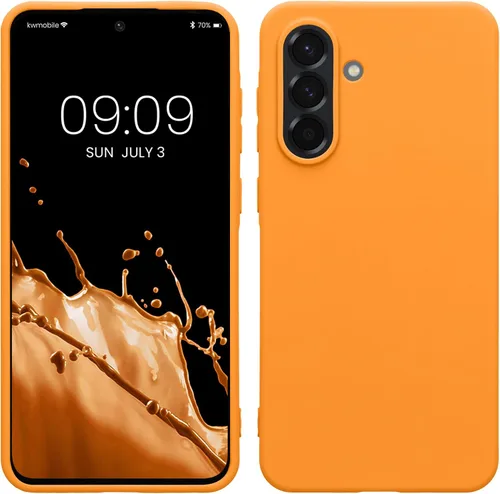Vista 139 de kwmobile Funda compatible con Samsung Galaxy A12 - Funda protectora de silicona TPU suave y delgada - Azul Báltico
