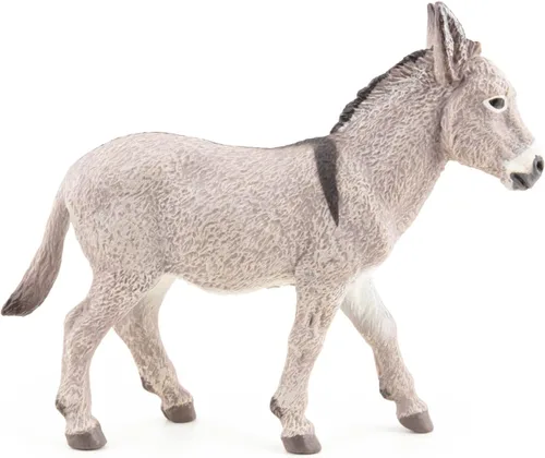 Vista 3 de Papo - Figura realista de burro de Provenza - A partir de 3 años - Colección Farm Life - Animales domésticos educativos - Juguete de idea de regalo
