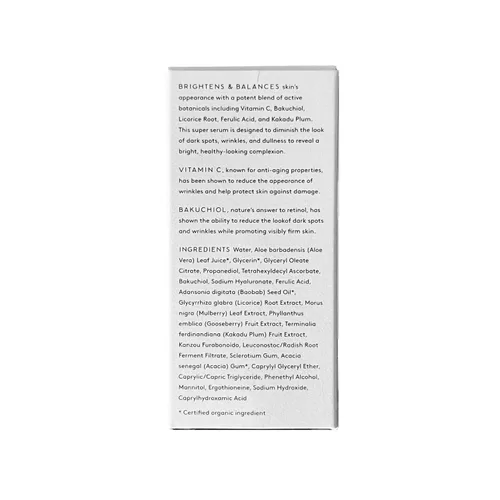 Vista 7 de Naked & Thriving Illuminate BC+ - Suero facial Ácido hialurónico, vitamina C, Bakuchiol Cuidado de la piel orgánico, vegano y derivado