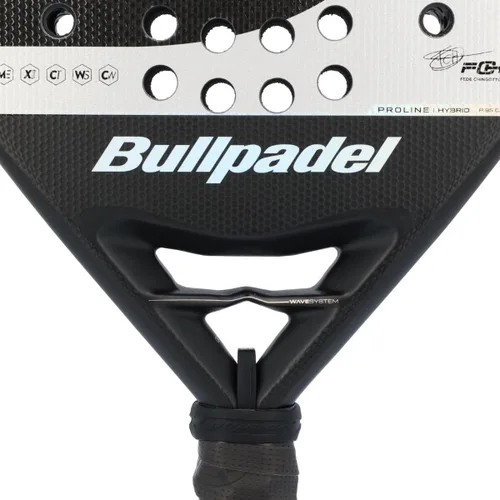 Vista 5 de BULLPADEL Pala de pádel NEURON 2025 Pala Padel profesional de forma híbrida XtendCarbon 3K y MultiEva Core Estabilidad del corazón