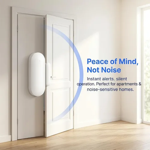 Vista 2 de Sensores de puerta inteligentes WiFi que alertan a tu teléfono